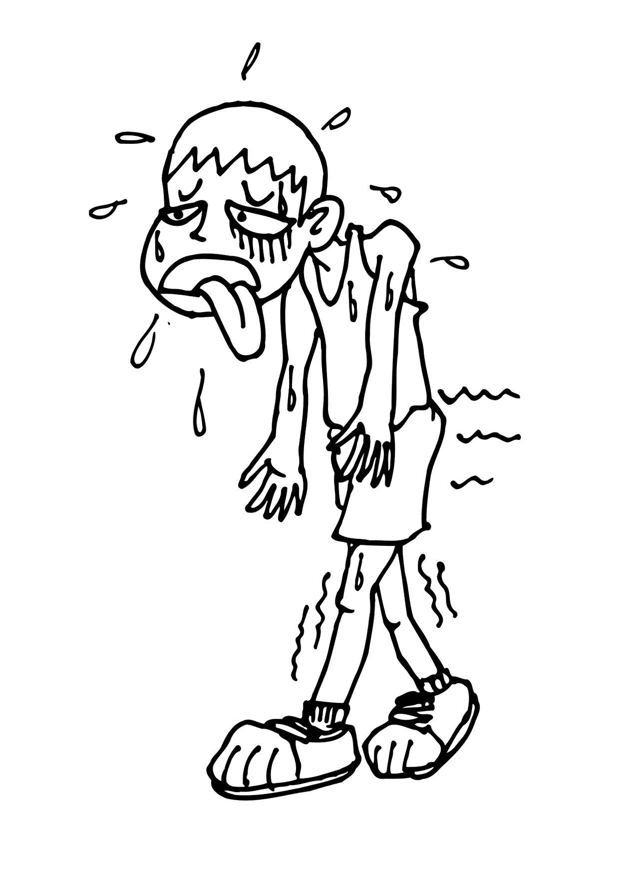 1240x1750 Coloring Page Exhausted