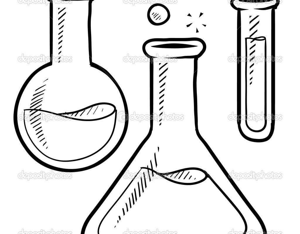 1024x800 Free Scientist Coloring Pages Mad Wonderful Science Page For Kids