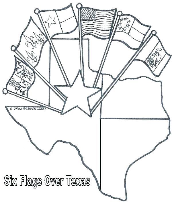 600x712 Texas Coloring Sheet Coloring Sheet Symbols Worksheets State