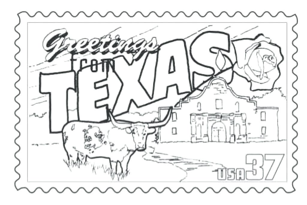 1024x684 Texas Coloring Pages