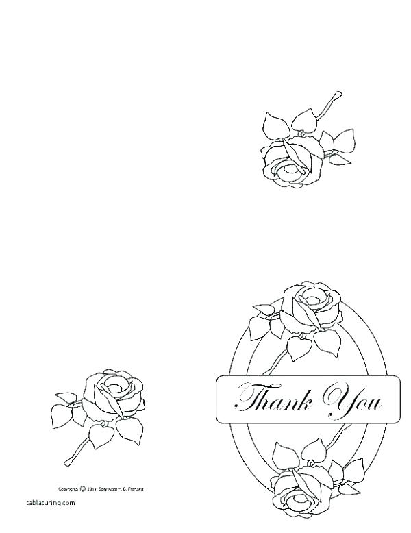 600x778 Coloring Thank You Cards Thank You Card Coloring Page Thank You