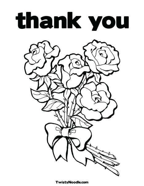 468x605 Thank You Coloring Page Thank You Teacher Coloring Pages Thank You