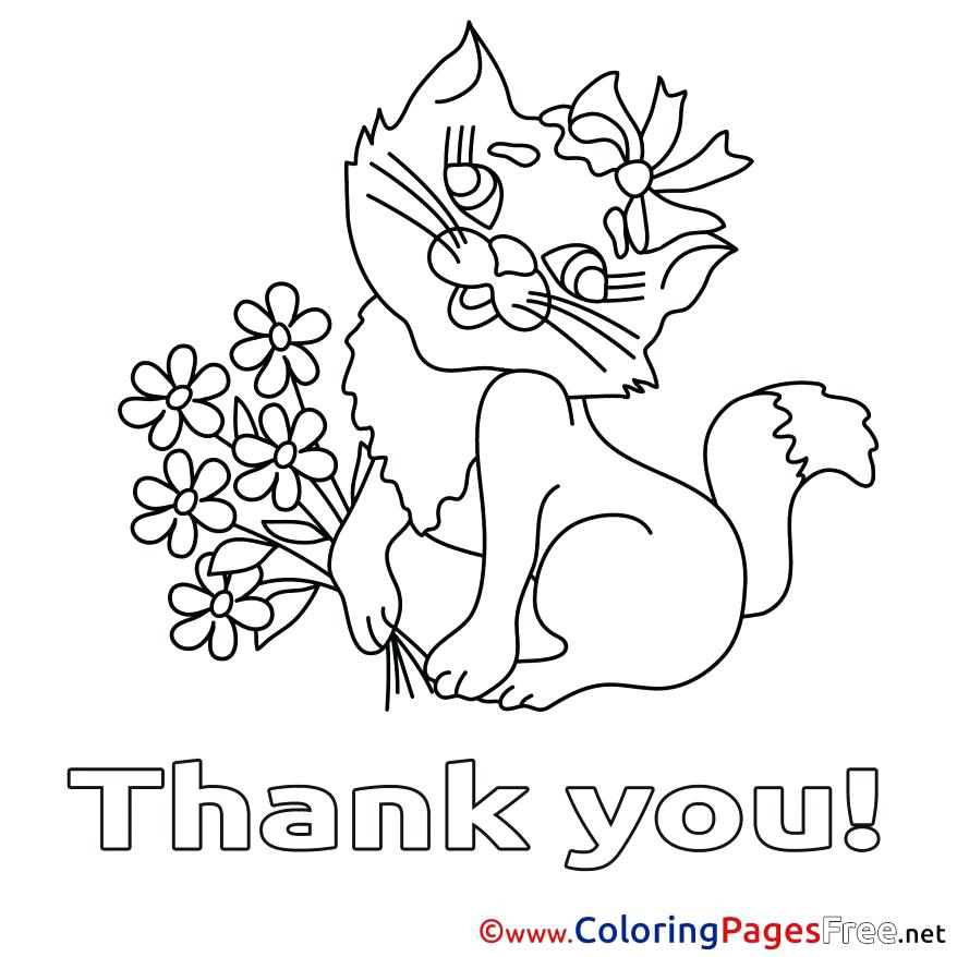 878x878 Thank You Coloring Pages Educational Coloring Pages