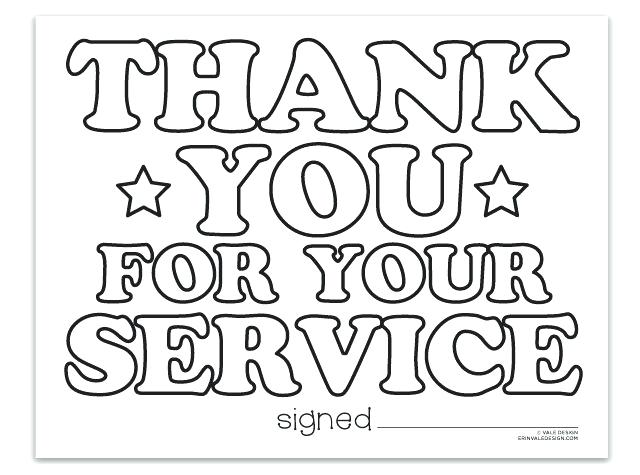 640x475 Coloring Pages That Say Thank You Thank You For Your Service Vale