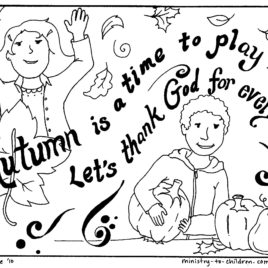 Thank You God Coloring Pages