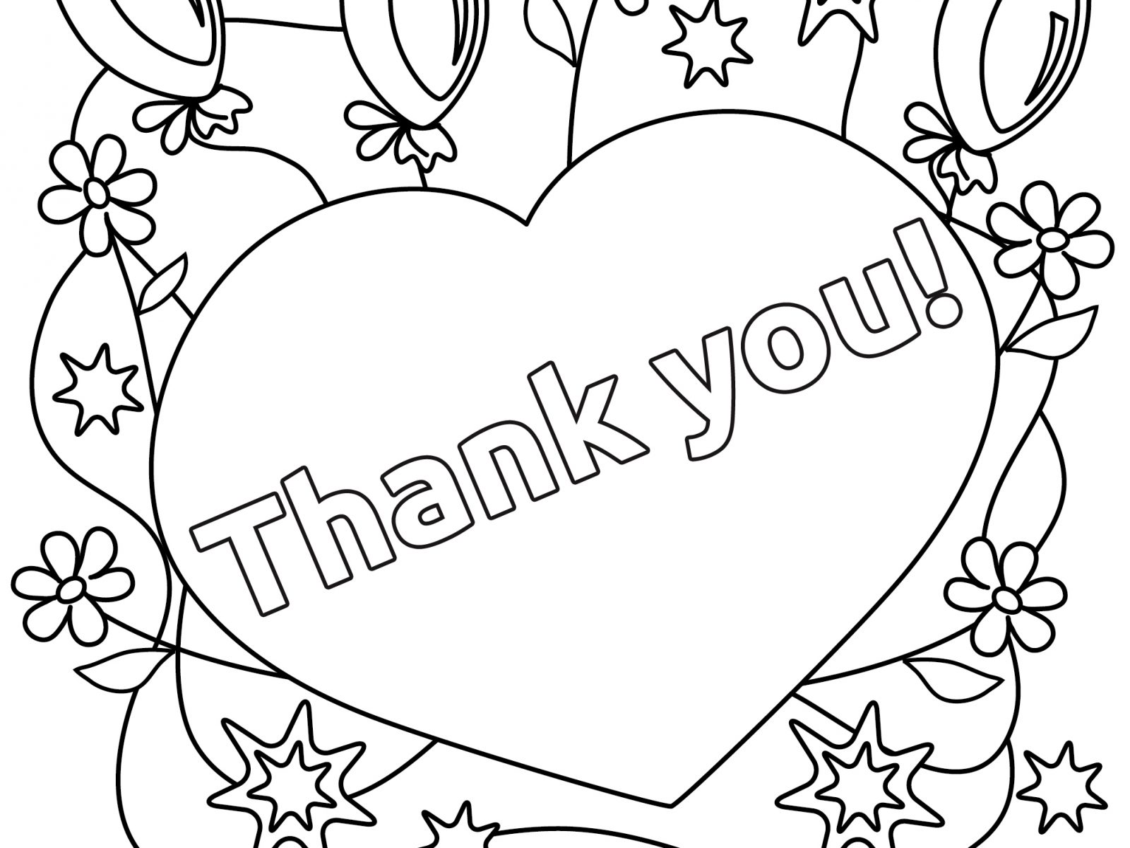 1600x1200 Thank You Coloring Pages Free Teacher Christmas Firefighters