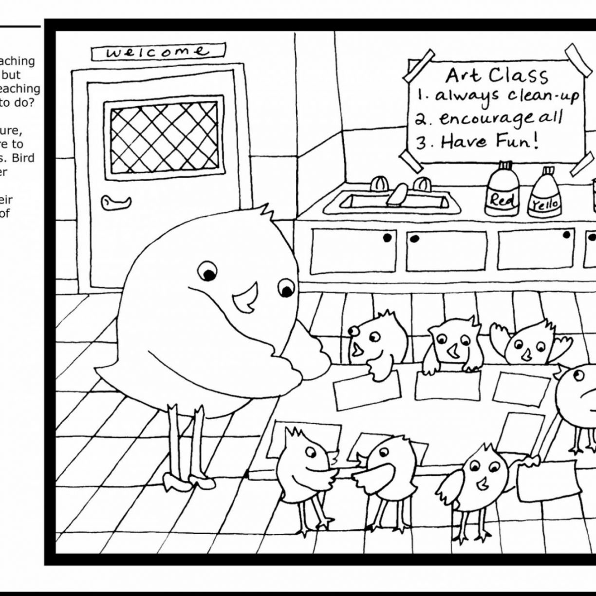 1224x1224 Appreciation Coloring Teacher Pages For Kids Day Sheets Free Week