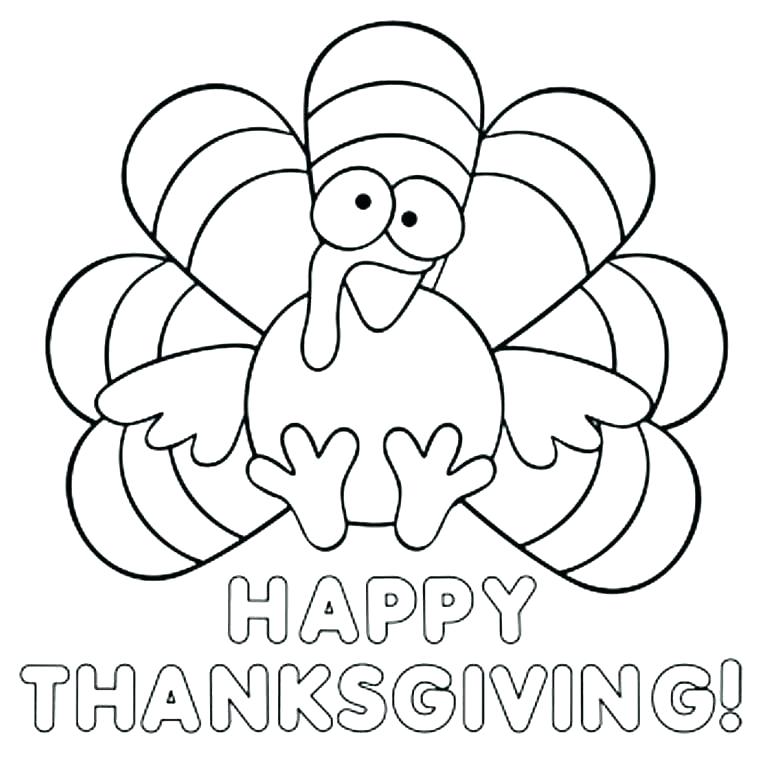 768x770 Turkey Coloring Pages Preschoolers Turkey Coloring Pages