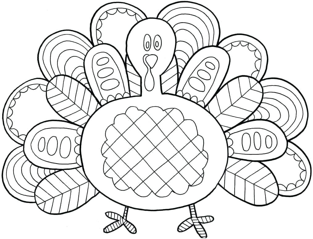 1014x775 Free Thanksgiving Color Pages Thanksgiving Turkey With Feathers