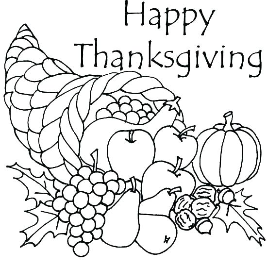 550x550 Thanksgiving Coloring Pages Online Free Printable Jetpackjoyride.co