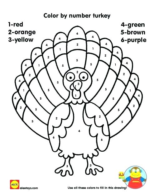 494x623 Thanksgiving Coloring Pages By Number