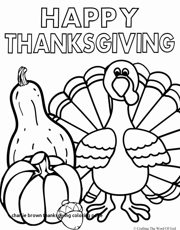 Thanksgiving Coloring Pages Charlie Brown