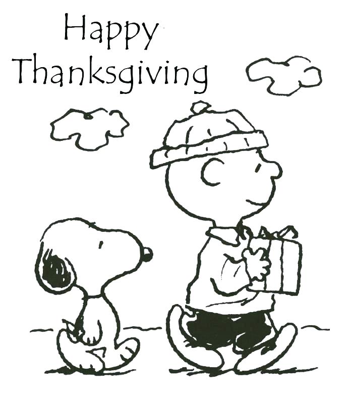 700x802 Snoopy Pictures To Color This Is Charlie Brown Thanksgiving