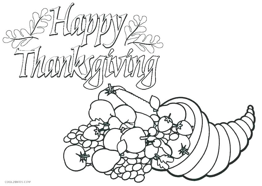 850x604 Kids Thanksgiving Coloring Pages Free Coloring Pages Color By
