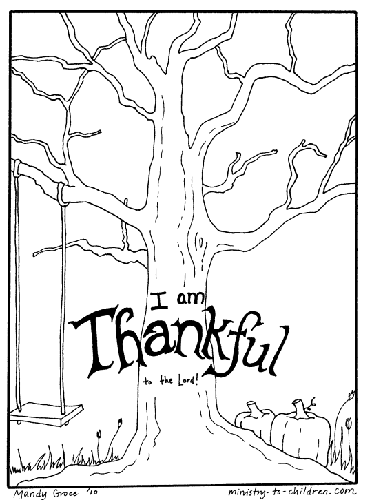 Thanksgiving Coloring Pages For Children