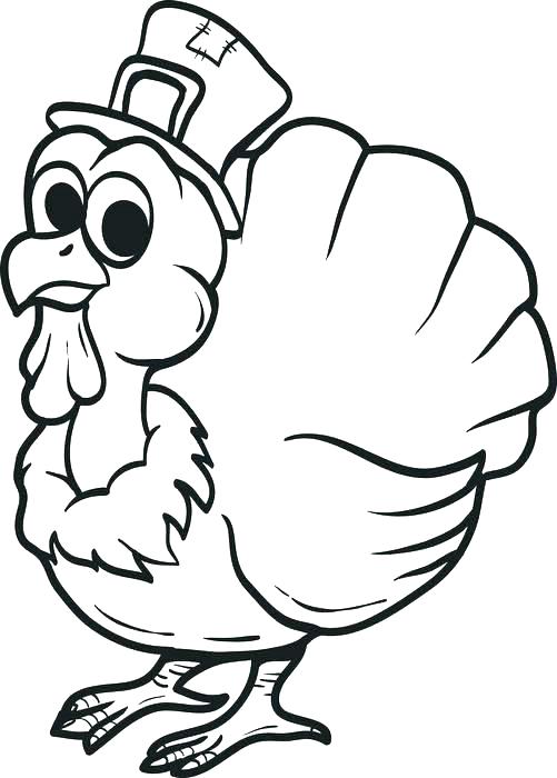 501x700 Free Printable Turkey Turkey Head Coloring Page Turkey Color Pages