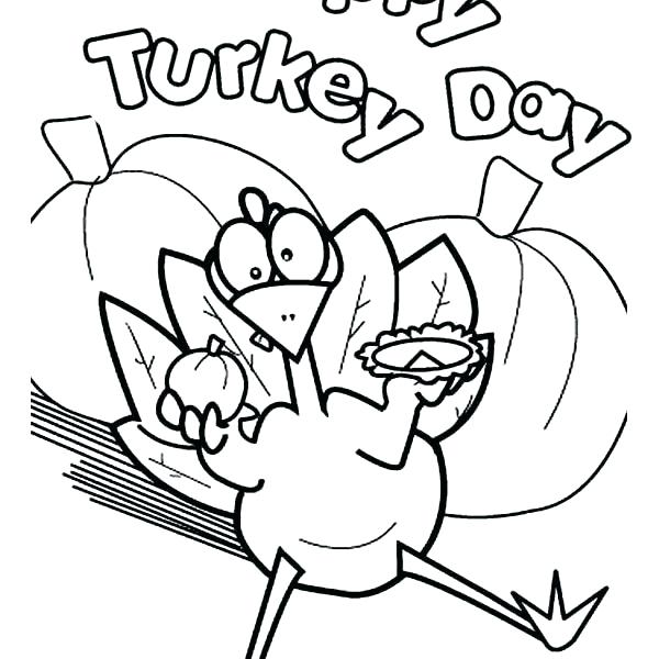 600x600 Color Pages Thanksgiving Free Printable Thanksgiving Color Sheets