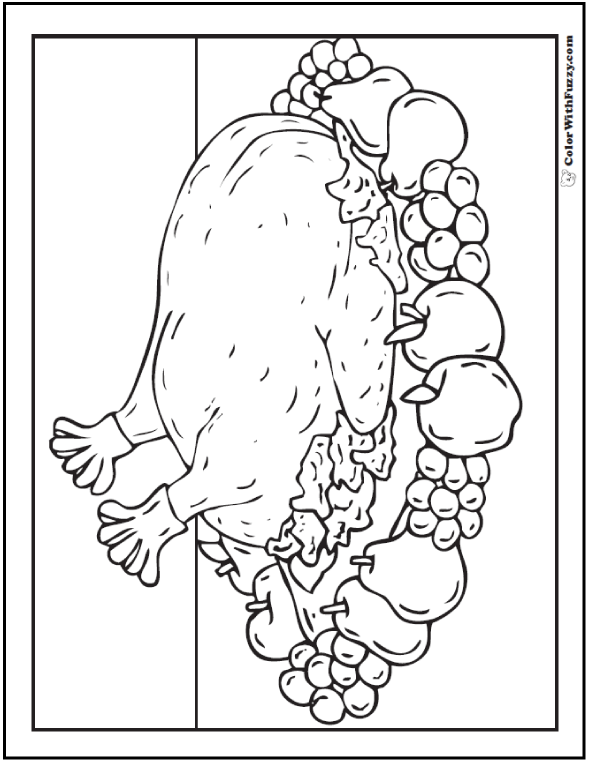 Thanksgiving Coloring Pages Pdf