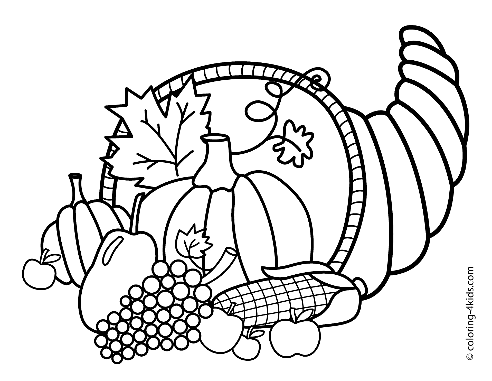 1916x1483 Thanksgiving Coloring Pages For Adults