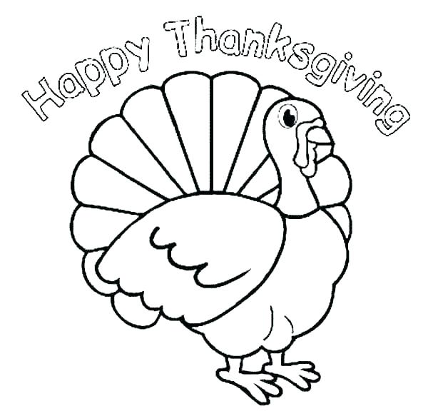 600x583 Turkey Coloring Pages Christian Thanksgiving Thanksgiving Turkey
