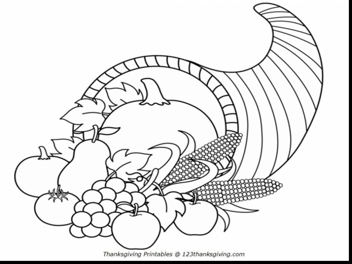 1126x844 Thanksgiving Cornucopia Coloring Page Jpg Patterns