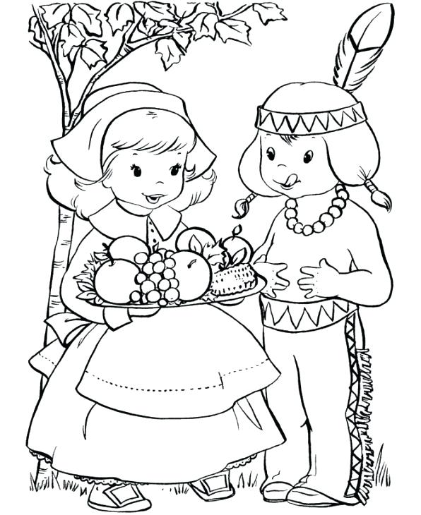 596x730 Unique Thanksgiving Pages To Color For Free Or Free Printable
