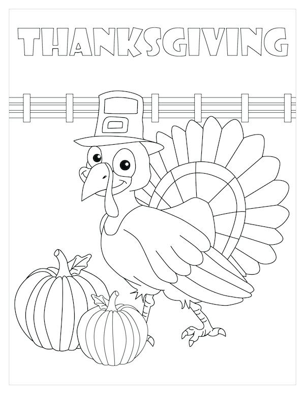 600x776 Thanksgiving Feast Coloring Pages Simple Penguin Easy And