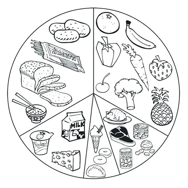 600x601 Food Web Coloring Pages Food Coloring Pages Plus Foods List