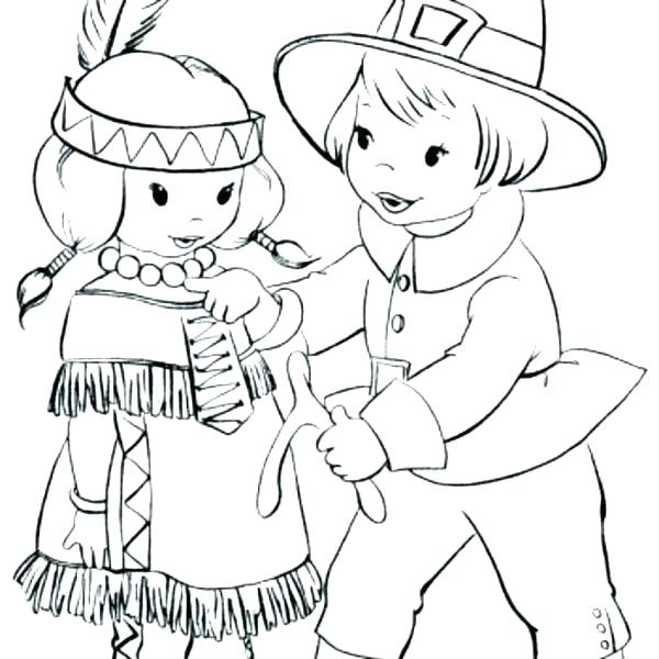 600x600 Pilgrim And Indian Coloring Pages Coloring Pages Coloring Pages