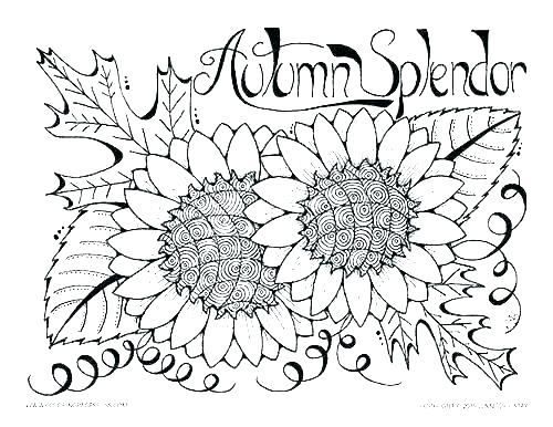 500x386 Fall Leaves Coloring Pages Printable Coloring Pages Autumn