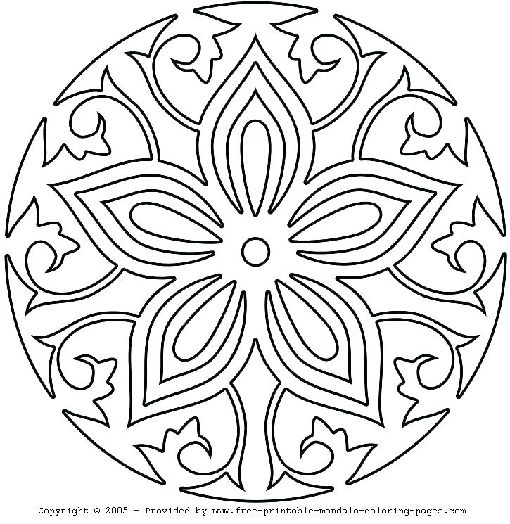 725x745 Free Printable Mandala Coloring Pages Thanksgiving Mandala