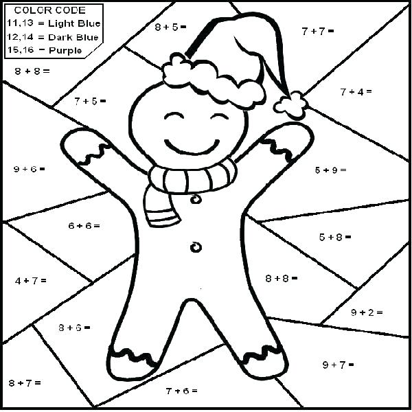 600x600 Coloring Pages Using Addition Copy Turkey Color By Number Awesome