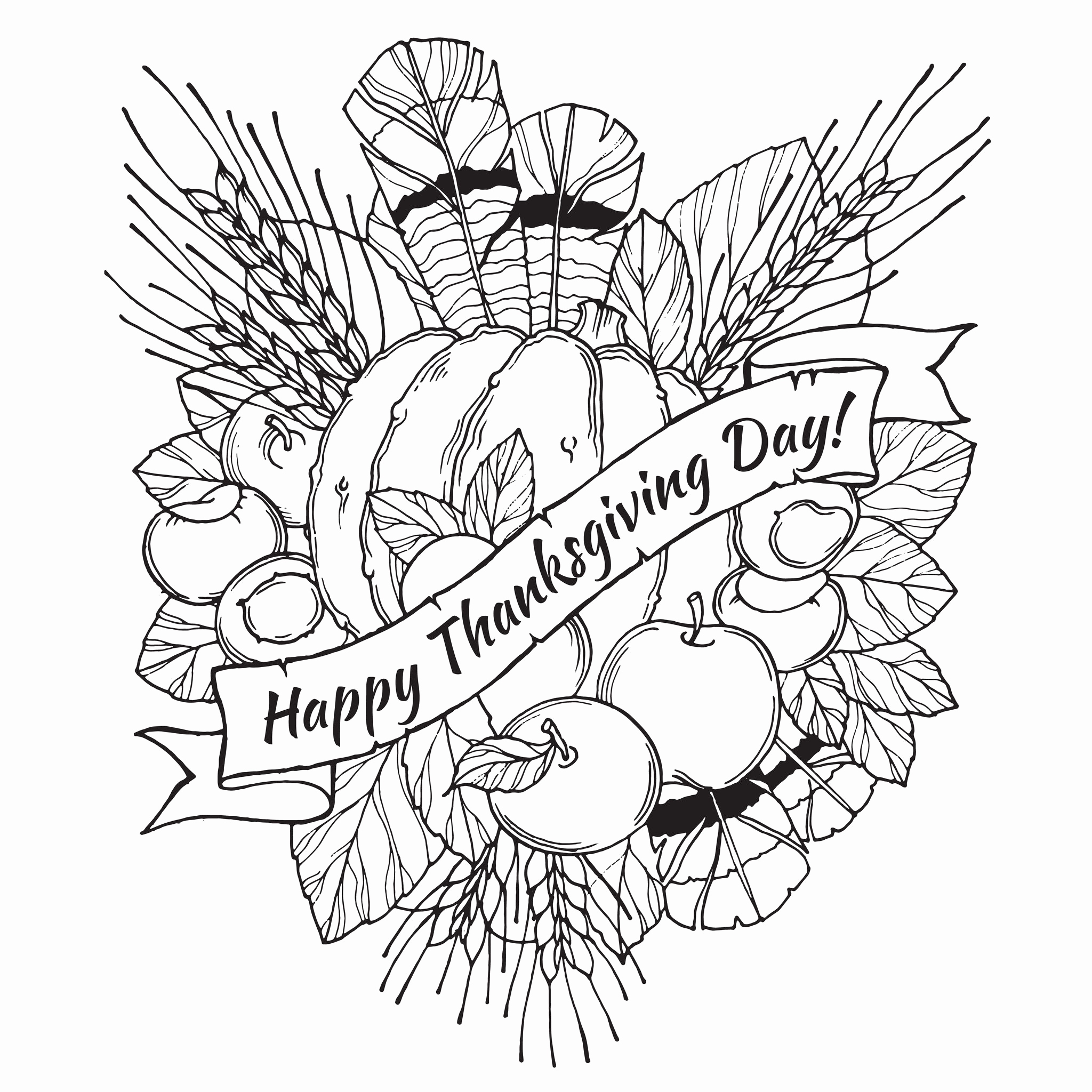 2048x2048 Thanksgiving Coloring Pages Printables Luxury Lots Of Great