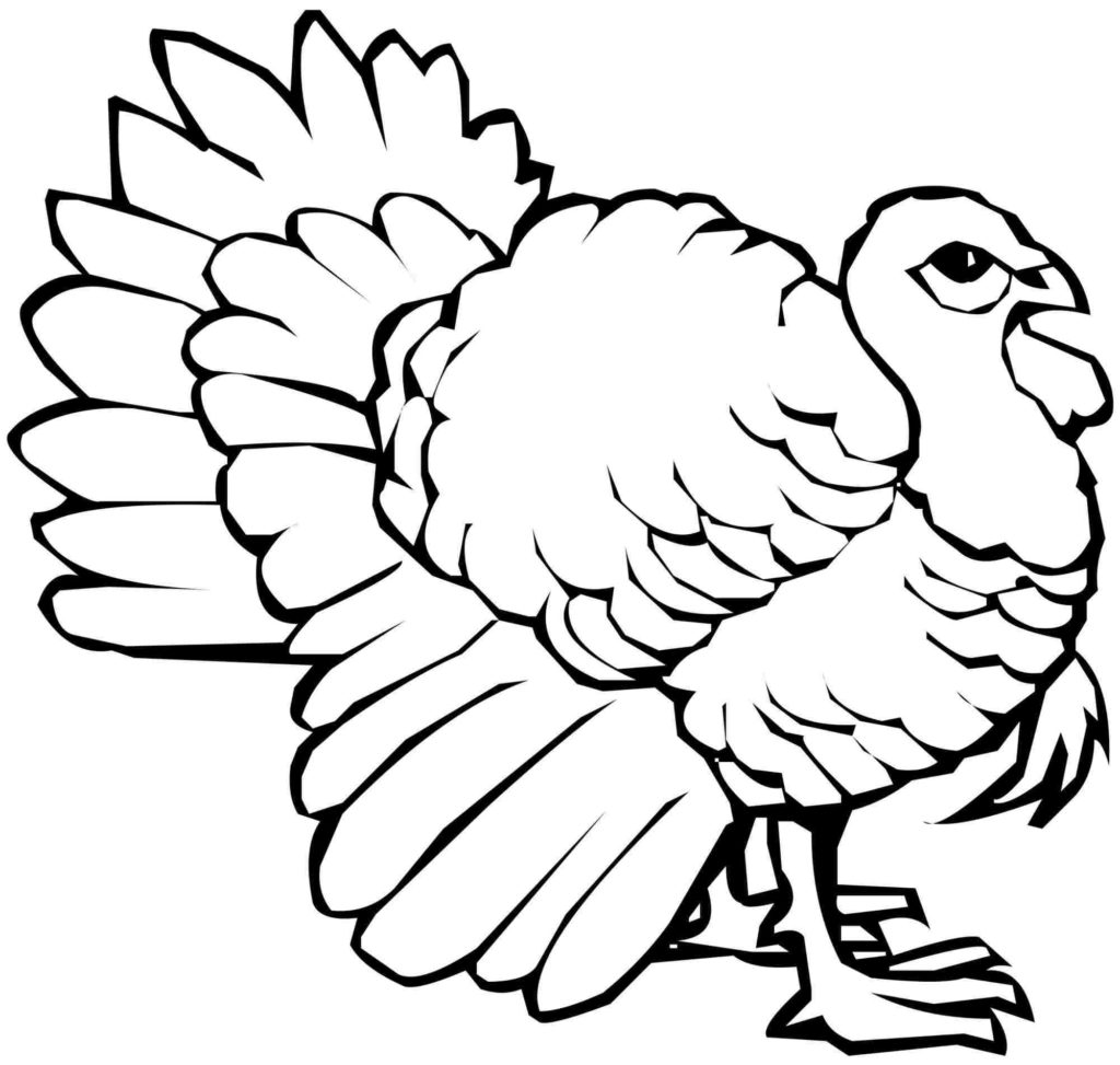 1024x973 Thanksgiving Turkey Colouring Pages For Girls Boys Free