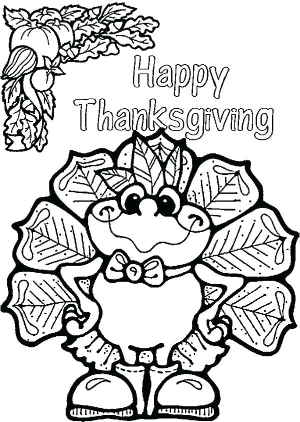 600x842 Cute Turkey Coloring Pages Free Printable Thanksgiving Coloring