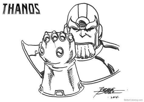 474x336 Amazing Thanos Infinity Gauntlet Coloring Pages Drawing By George