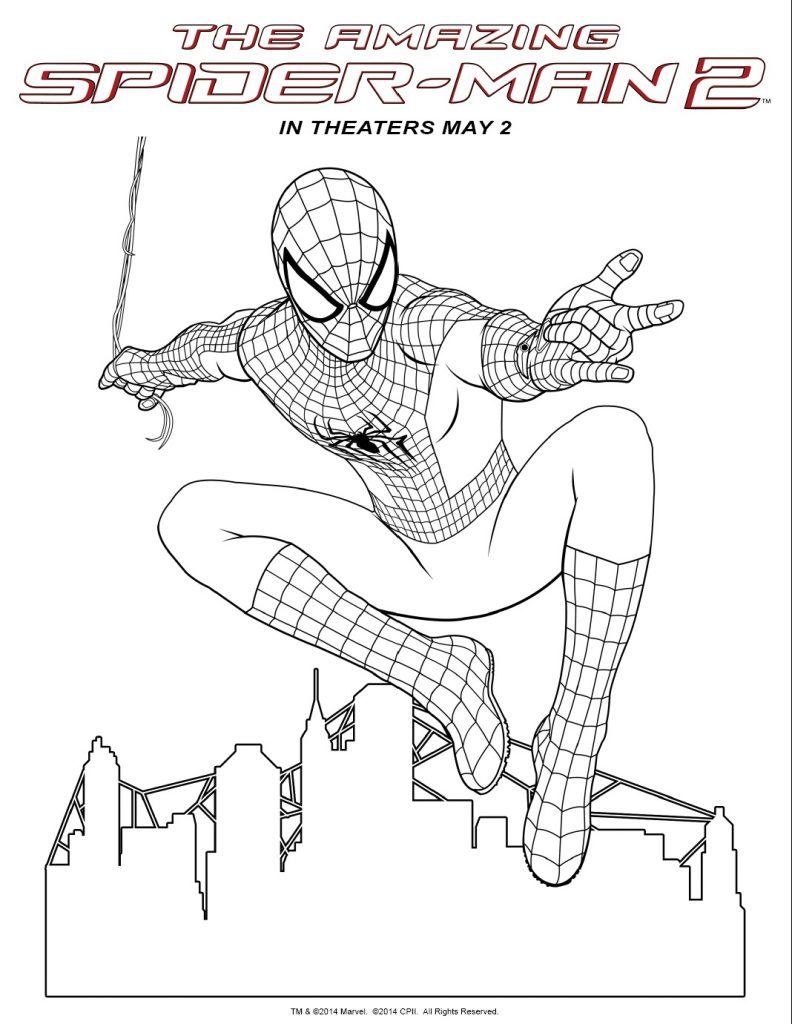 792x1024 Fresh Amazing Spider Man 2 Coloring Pages 7832 Gites Loire Valley