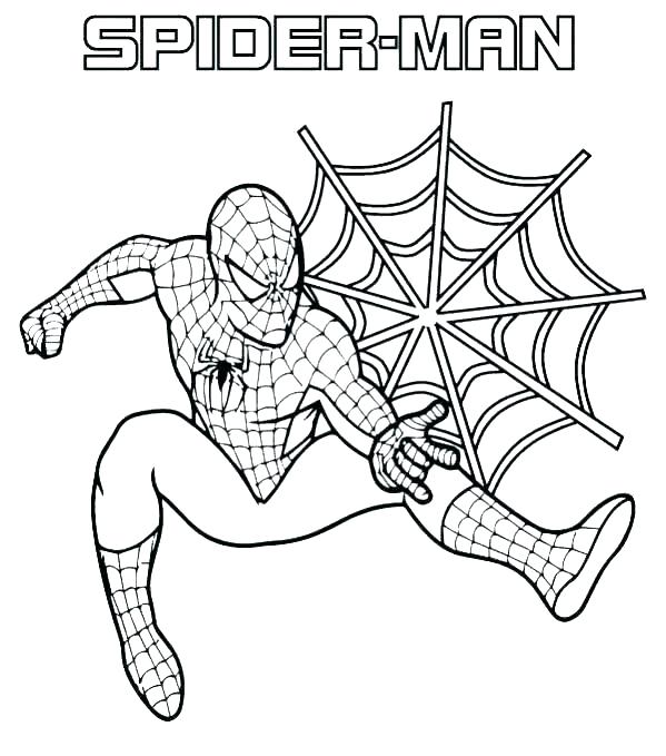 599x679 Spider Man 2 Coloring Pages Amazing Spider Man Coloring Pages