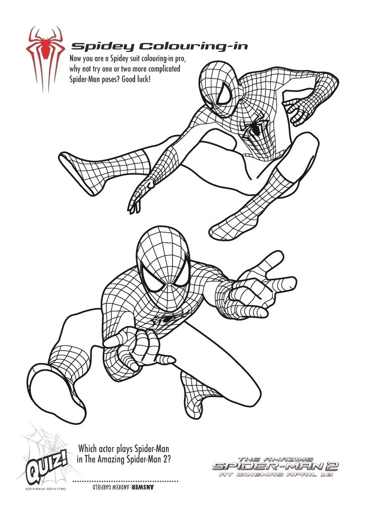 724x1024 The Amazing Spider Man 2 Coloring Pages Brexitbook.club