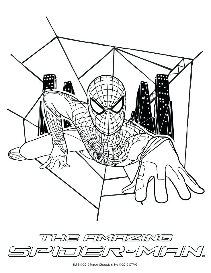 736x952 Amazing Spiderman 2 Coloring Pages Sand The Amazing Spider Man 2