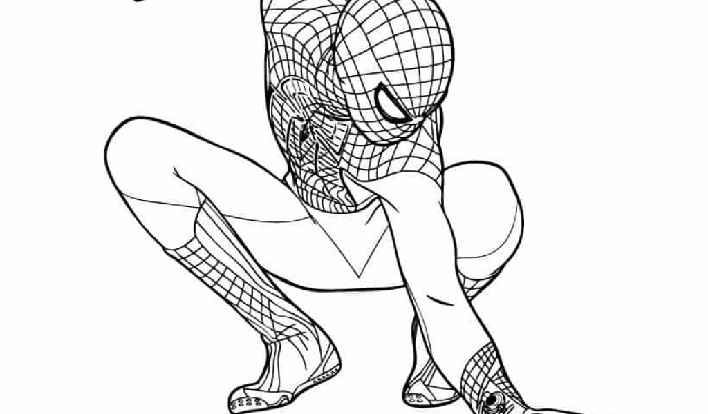 1024x600 The Amazing Spider Man Coloring Pages Timykids