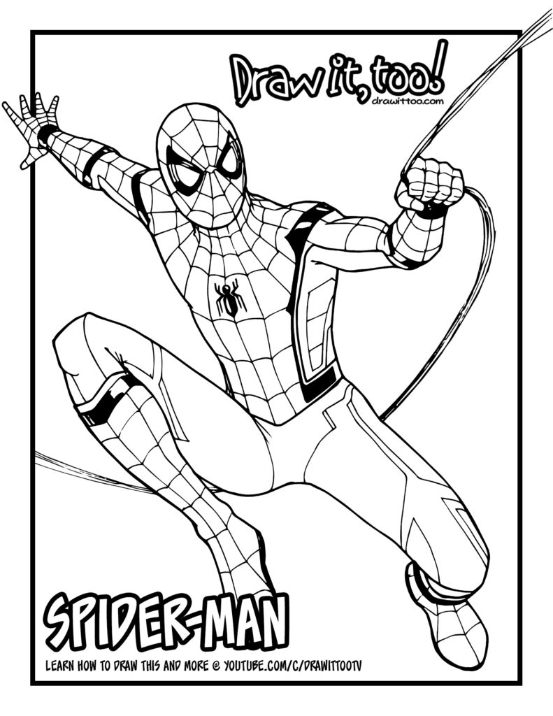 The Amazing Spiderman Coloring Pages