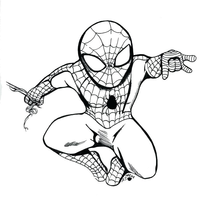 800x772 Spiderman Coloring Page Coloring Pages A The Amazing Spider Man