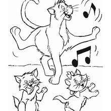 220x220 The Aristocats Coloring Pages