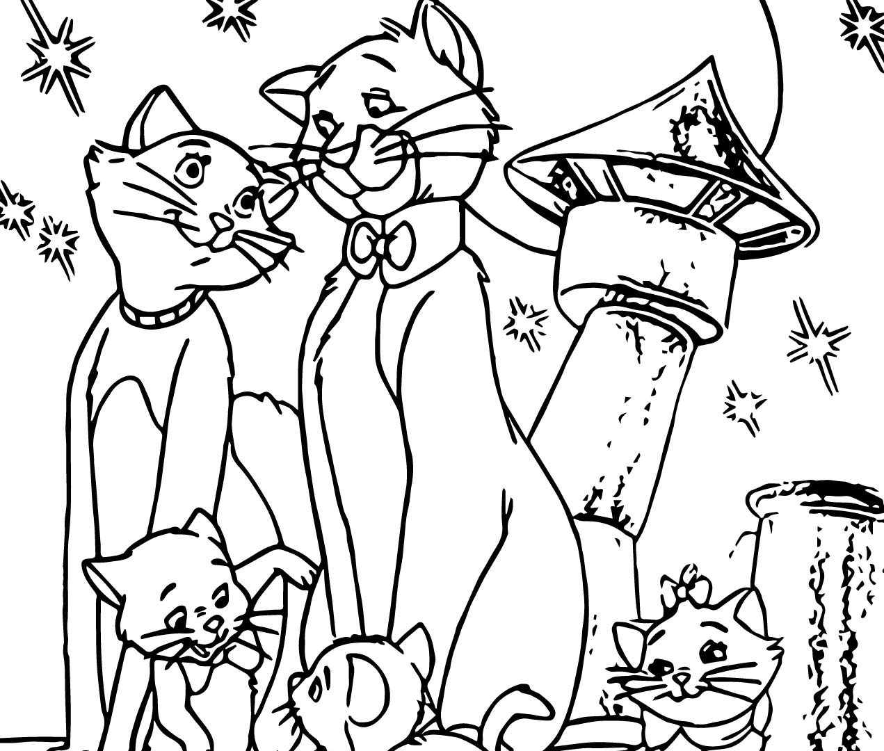 1271x1080 Aristocat Coloring Pages Download Printable Aristocats Cartoon