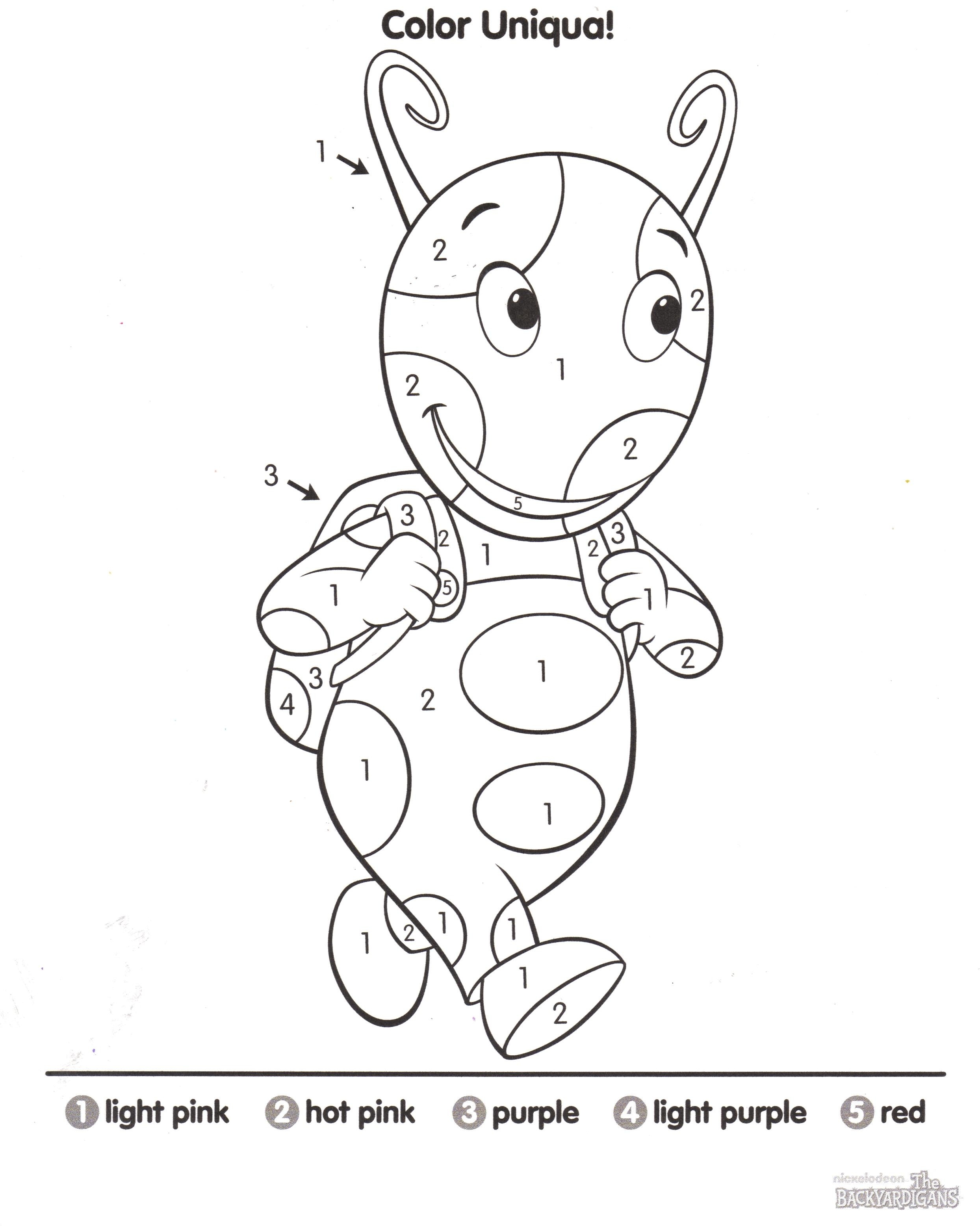 2488x3120 Backyardigans Coloring Pages To Print Coloring For Kids 2018