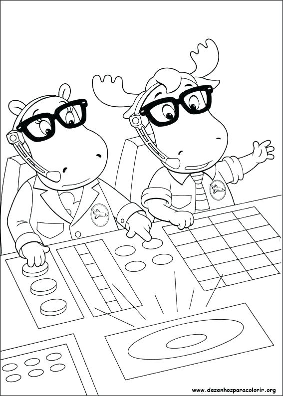 567x794 Backyardigans Coloring Coloring Pages Coloring Paint Colour