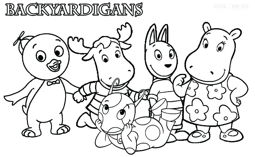 850x523 Backyardigans Coloring