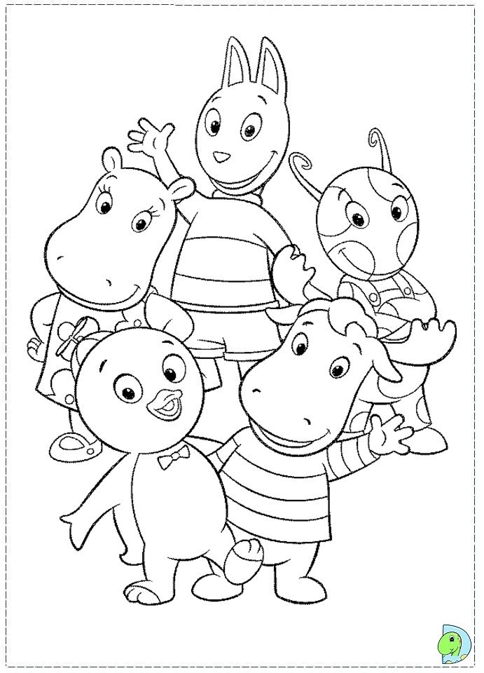 691x960 Httpcolorings.cothe Backyardigans Coloring Pages Colorings