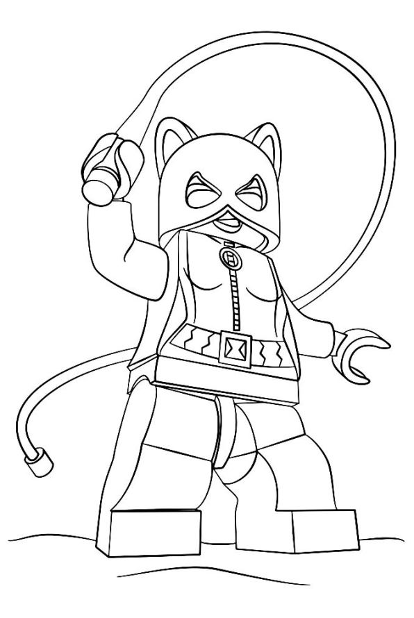 596x890 Lego Batman Coloring Pages